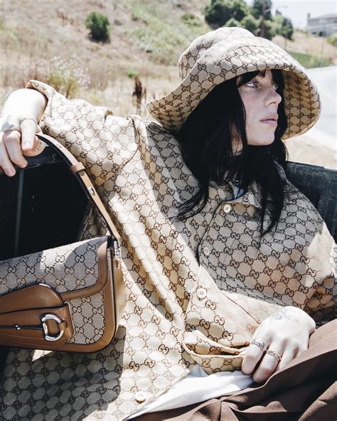 billie eilish gucci collab|Gucci Collaborates With Billie Eilish To Create Demetra Handbag.